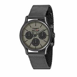 Herren Analog Quarz Uhr mit Edelstahl Armband R3253517014