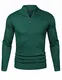 Sykooria Herren Rollkragenpullover Strickpullover Trachtenjacke Feinstrick Freizeit Pullover Zip Neck Sweat