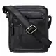 STILORD 'Jamie' Kleine Herren Ledertasche Umhängetasche Schwarz Vintage Messenger Bag Herrenhandtasche für 9.7 Zoll iPad Moderne Leder Schultertasche für Männer