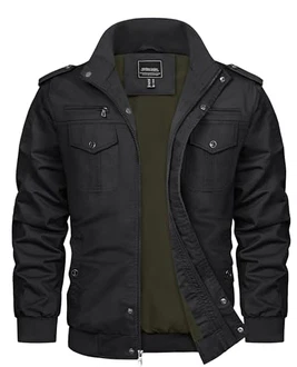 TACVASEN Herrenjacke Parka Übergangsjacke