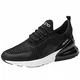 populalar Laufschuhe Herren Damen Turnschuhe Sportschuhe Straßenlaufschuhe Sneaker Atmungsaktiv Trainer für Running Fitness Gym Outdoor Leichte 2SchwarzWeiß 43EU