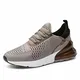 gojiang Laufschuhe Herren Damen Turnschuhe Sportschuhe Straßenlaufschuhe Sneaker Atmungsaktiv Trainer für Running Fitness Gym Outdoor Leichte 3Brown 43EU