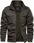TACVASEN Herrenjacke Parka Übergangsjacke 