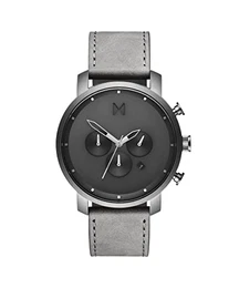 Herren Analoger Quarz Uhr mit Echtes Leder Armband D-MC02-BBLGR