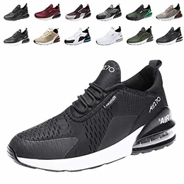 Laufschuhe Herren Damen Turnschuhe Sportschuhe Straßenlaufschuhe Sneaker Atmungsaktiv Trainer für Running Fitness Gym Outdoor Leichte 12SchwarzWeiß 38EU