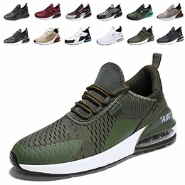 Laufschuhe Herren Damen Turnschuhe Sportschuhe Straßenlaufschuhe Sneaker Atmungsaktiv Trainer für Running Fitness Gym Outdoor Leichte 11Grün 43EU
