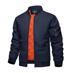 Jacken für Männer Winter Winddichte Bomberjacken Herbst Winter Militärjacke Aktiv Mantel Herren Trainingsjacke Fleece Jacken