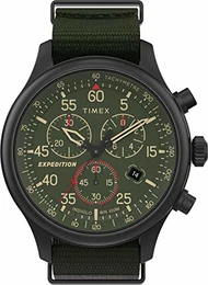Herren analog Quarz Uhr mit Leder Armband TW2T72800