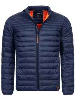 Indicode Herren Islington Steppjacke in Daunenjacken-Optik Übergangsjacke