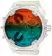 Diesel Herren Analog Quarz Uhr mit Polyurethan Armband DZ7427
