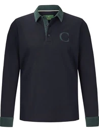 Herren Langarm-Poloshirt Duke Blake dunkelblau 3XL (XXXL) - 64/66