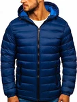 BOLF Herren Jacke mit Kapuze [4D4] Dunkelblau (4D4)