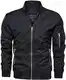 TACVASEN Bomberjacke Herren Winter Fliegerjacke Militär Übergangsjacke Männer Leicht Pilotenjacke USA Bomber Jacke Pilot Outdoor Taktische Military Windjacke Herbstjacke Schwarz