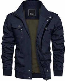 Herrenjacke Übergangsjacke Herren Winterjacke Warm Field Jacket Army Jacke Männer Übergang Jacke Military Baumwolle Blouson Cargo Jacke Outdoor Parka Mantel