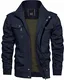 TACVASEN Herrenjacke Übergangsjacke Herren Winterjacke Warm Field Jacket Army Jacke Männer Übergang Jacke Military Baumwolle Blouson Cargo Jacke Outdoor Parka Mantel