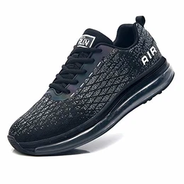 Sneaker Herren Damen Sportschuhe Cushion Schuhe Laufschuhe Luftkissen Turnschuhe Fitness Gym Leichtes Bequem(8998-BK43)