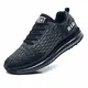 TORISKY Sneaker Herren Damen Sportschuhe Cushion Schuhe Laufschuhe Luftkissen Turnschuhe Fitness Gym Leichtes Bequem（8998-BK43）