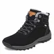 Mishansha Winterstiefel Herren Damen Gefüttert Winterschuhe Wasserdicht Warme Wanderschuhe Winter Trekkingschuhe rutschfest Outdoor Winter Boots Schneestiefel Schwarz 43 EU