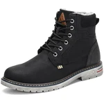 Mishansha Winterschuhe Stiefel Boots Schwarz