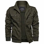 EKLENTSON Herren Jacke Cargo Montagemodell Armeegrün