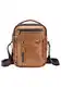 MANNUOSI Herren Schultertaschen Fashion Freizeit Crossbody Tasche leder Handtasche Braun