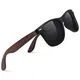 CGID Sonnenbrille Herren Damen Holz aus Walnuss Polarisiert Brillengläser UV400-Schutz CAT3 CE