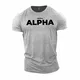GYMTIER Alpha - Bodybuilding-T - Shirt   Herren Fitness T-Shirt Muskelshirt Trainingsbekleidung