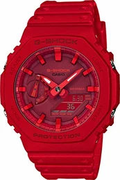 Unisex Analog – Digital Quarz Uhr mit Kautschuk Armband GA-2100-4AER