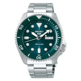 5 Sports Herren-Uhr Edelstahl mit Metallband SRPD61K1