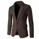 catmoew Herrenanzug Herren Sakko Blazer Slim Fit Herren Blazer Sakko Wollmantel Freizeit Blazer Casual One Button Anzug Blazer Mantel Jacke Business Hochzeit Party M-XXL