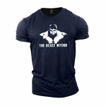 GYMTIER Bodybuilding T-Shirt der Männer Beast Within 