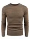 COOFANDY Herren Knit Crew Neck Pullover Sweater mit Rundhalskragen aus hochwertiger Baumwollmischung