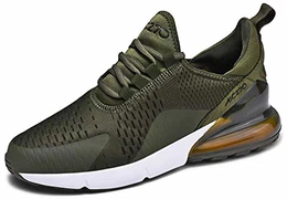 Solshine Unisex-Erwachsene Mesh Laufschuhe Air Sportschuhe 801 Grün 43 EU