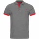 OneRedox Herren Poloshirt Polohemd Basic Kurzarm Einfarbig Slim Fit Polo Shirt Baumwolle T-Shirt Polokragen M-XXXL Modell 1404ST Antrazit M