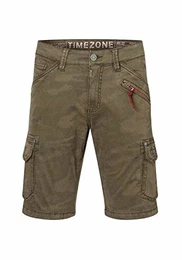Herren Regular Rykertz Shorts, Grün (Safari camo 4085), W34(Herstellergröße:34)