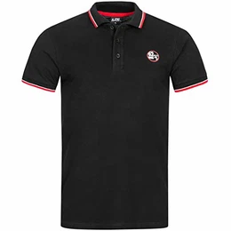 Herren Poloshirt Polohemd Basic Kurzarm Einfarbig Slim Fit Polo Shirt Baumwolle T-Shirt Polokragen M-XXXL Modell 1403ST Schwarz M