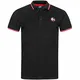 OneRedox Herren Poloshirt Polohemd Basic Kurzarm Einfarbig Slim Fit Polo Shirt Baumwolle T-Shirt Polokragen M-XXXL Modell 1403ST Schwarz M