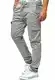 Indicode Herren Broadwick Cargohose aus Baumwolle mit 6 Taschen   Lange Regular Fit Cargo Hose Baumwollhose Freizeithose Wanderhose Trekkinghose Pants Outdoorhose für Männer Lt Grey M