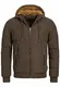 Indicode Herren Adeline Winterjacke m. Kapuze (Teddyfutter)  Steppjacke Herrenjacke Demitasse Mix M
