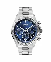 Hugo Herren Chronograph Quartz Uhr mit Edelstahl Armband 1513755