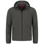 Hhenhorn Fleecejacke Badus Herren Fleece Jacke Outdoor Freizeit Grau