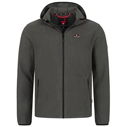 Hhenhorn Fleecejacke Badus Herren Fleece Jacke Outdoor Freizeit Grau