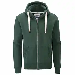 Original-Kapuzenpullover mit Reißverschluss (Medium, Dark Green (0819))