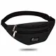 LEBEXY Bauchtasche Herren   Gürteltasche Damen   Hüfttasche Schwarz   Brusttasche Wasserdicht   Wasserdicht Laufgürtel   Handytasche Sport Geldgürtel Wandern