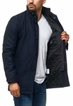 Indicode Herren Brittany Kurzmantel mit Stehkragen Navy Indicode Herren Brittany Kurzmantel mit Stehkragen Navy