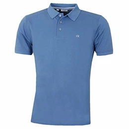 Herren Campus 3 Knopf Kragen Polo Hemd - Denim Blau - S