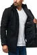 Indicode Herren Brittany Kurzmantel mit Stehkragen   Warmer Wollmantel kurzer Herrenmantel Leichter Wintermantel Winterjacke Herrenjacke Jacke Mantel für Männer Black M