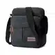 LOSMILE Kleine Herrentasche Canvas Umhängetasche Schultertasche Herren mit Vielen Fächern. (Schwarz-S)