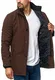 Indicode Herren Brittany Kurzmantel mit Stehkragen   Warmer Wollmantel kurzer Herrenmantel Leichter Wintermantel Winterjacke Herrenjacke Jacke Mantel für Männer Demitasse L