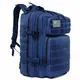 LHI Militär Rucksack Herren Damen, 45L Großer Outdoor Taktischer Wasserdicht Molle Rucksäcke für Camping Trekking Wandern Angel Reise Arbeit - Blau
